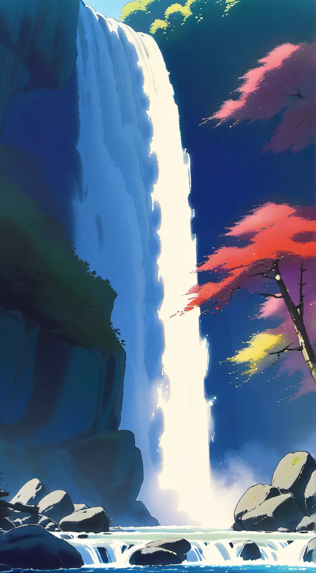 ai character: Apple.  background