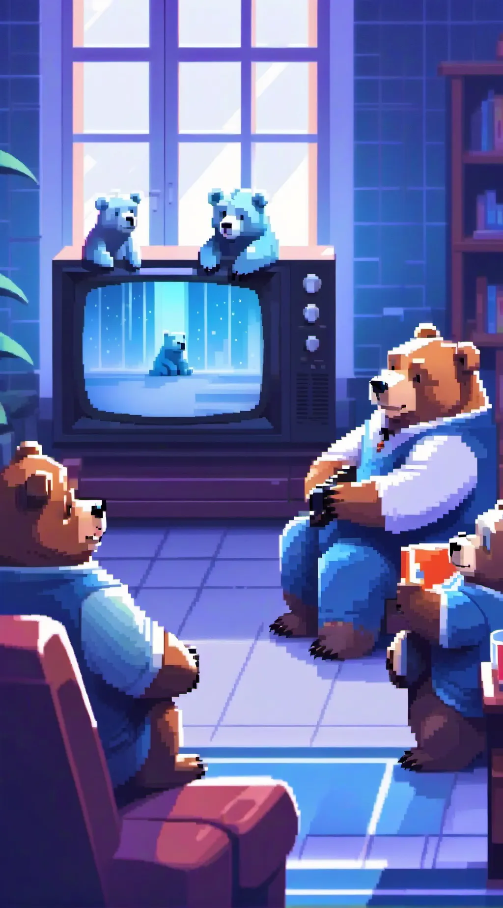 ai character: Bear Alpha Movie background