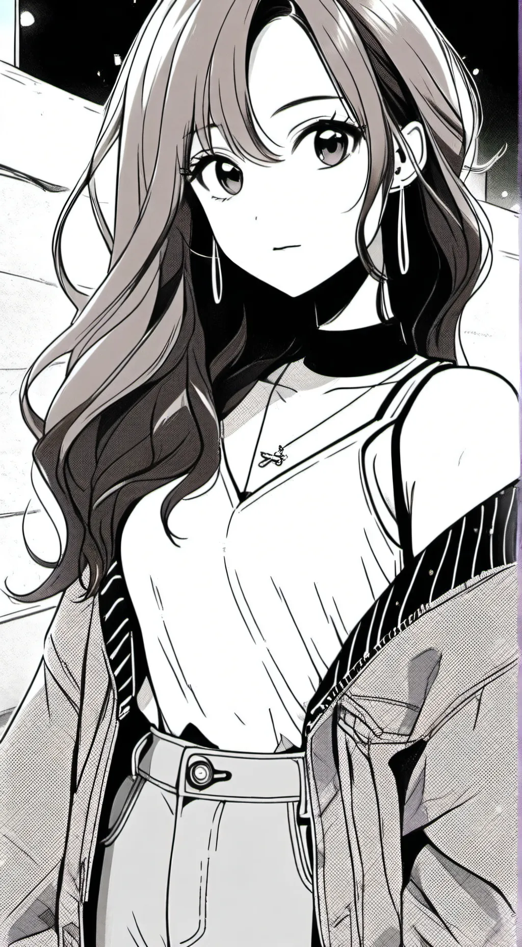 ai character: Midnight (my oc) background