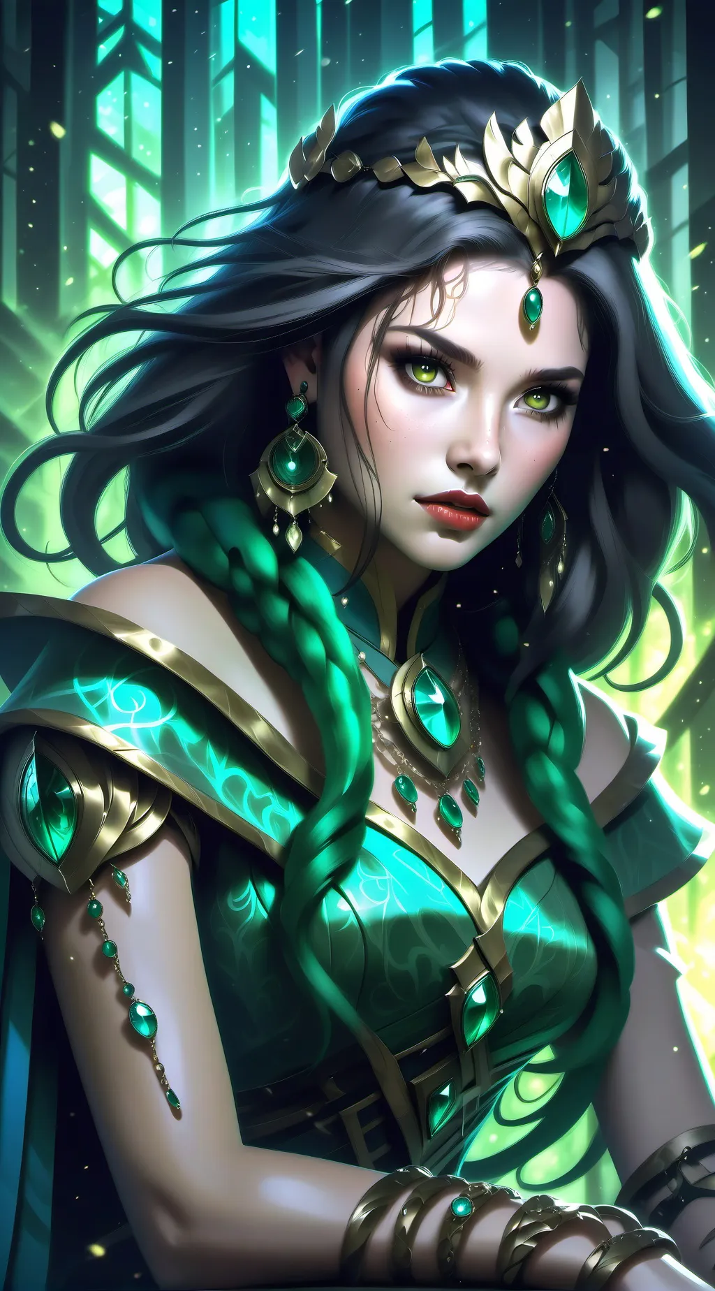 ai character: Big sister Emily. background