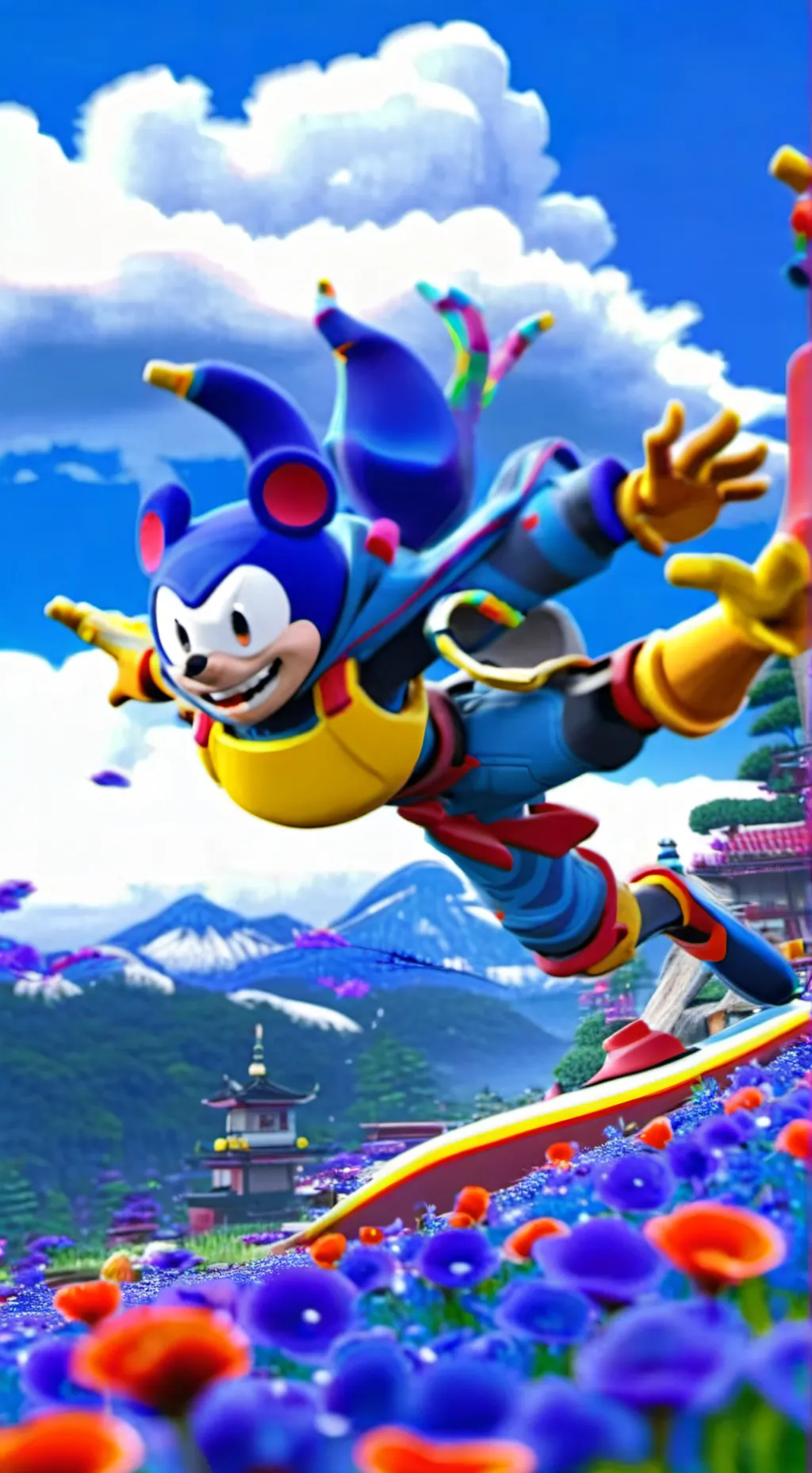 ai character: Sonic crew hates u background