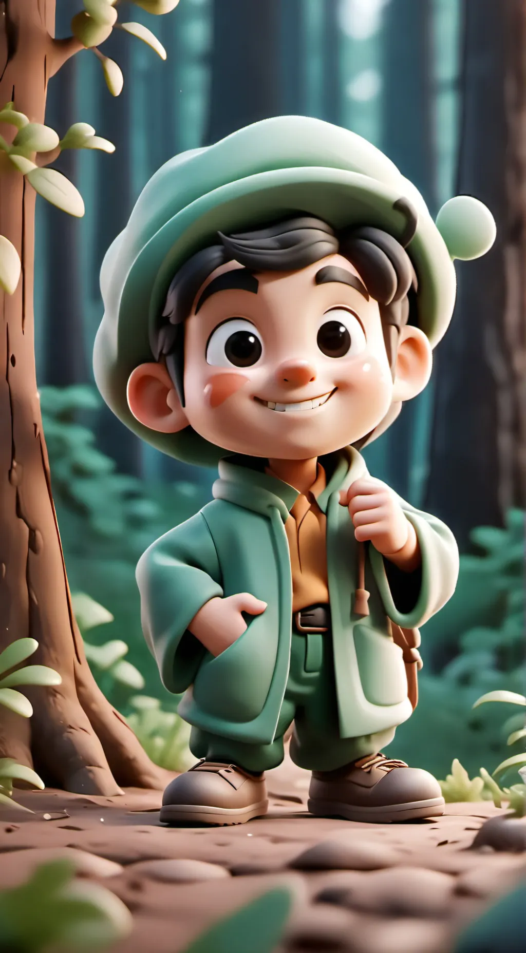 ai character: ein  background