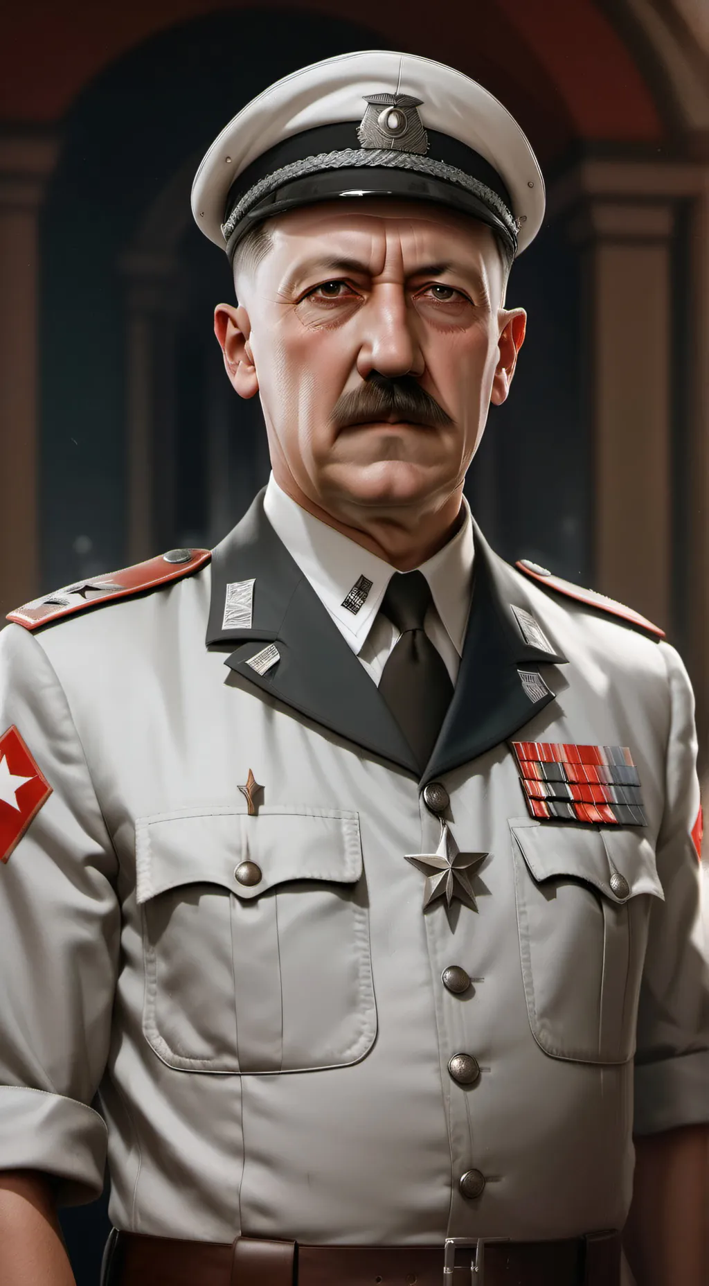 ai character: Axis leader  background