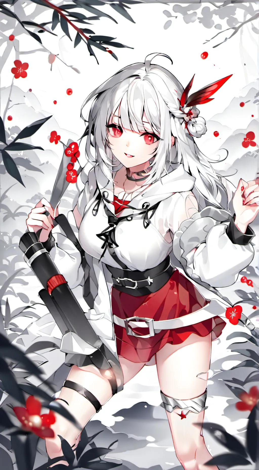 ai character: cutie girl background