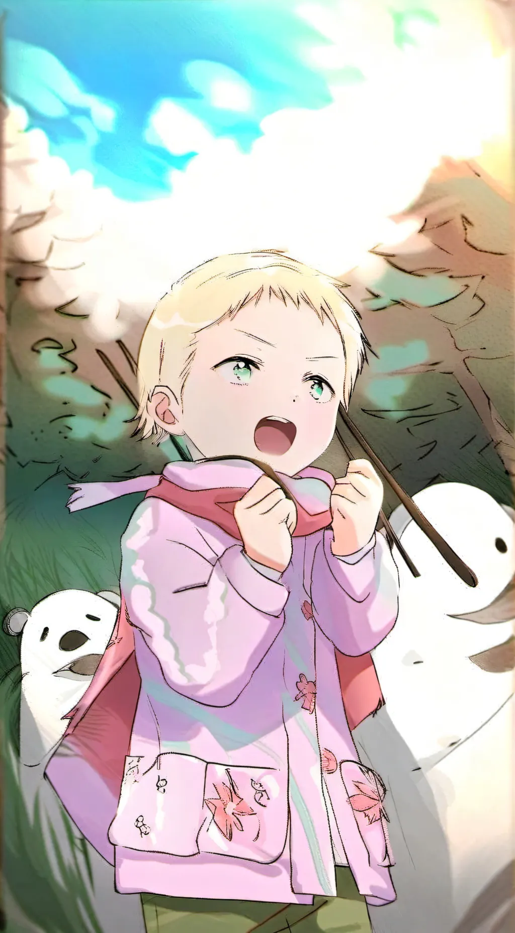 ai character: abril y sofia background