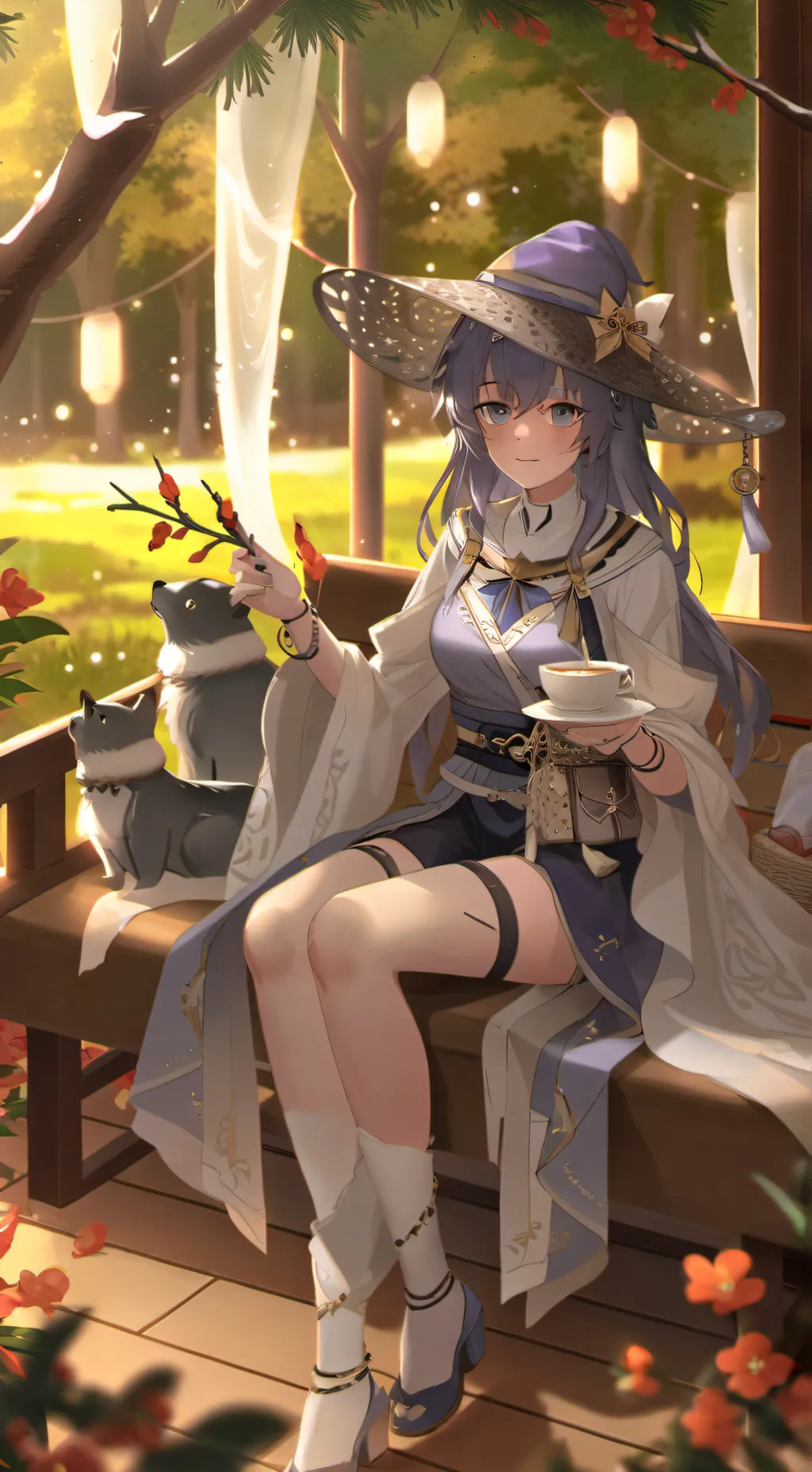 ai character: Рокси background