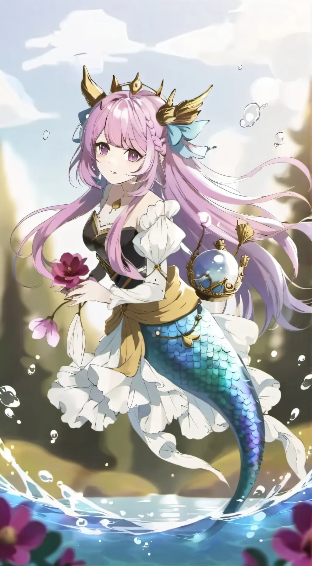 ai character: Luna background