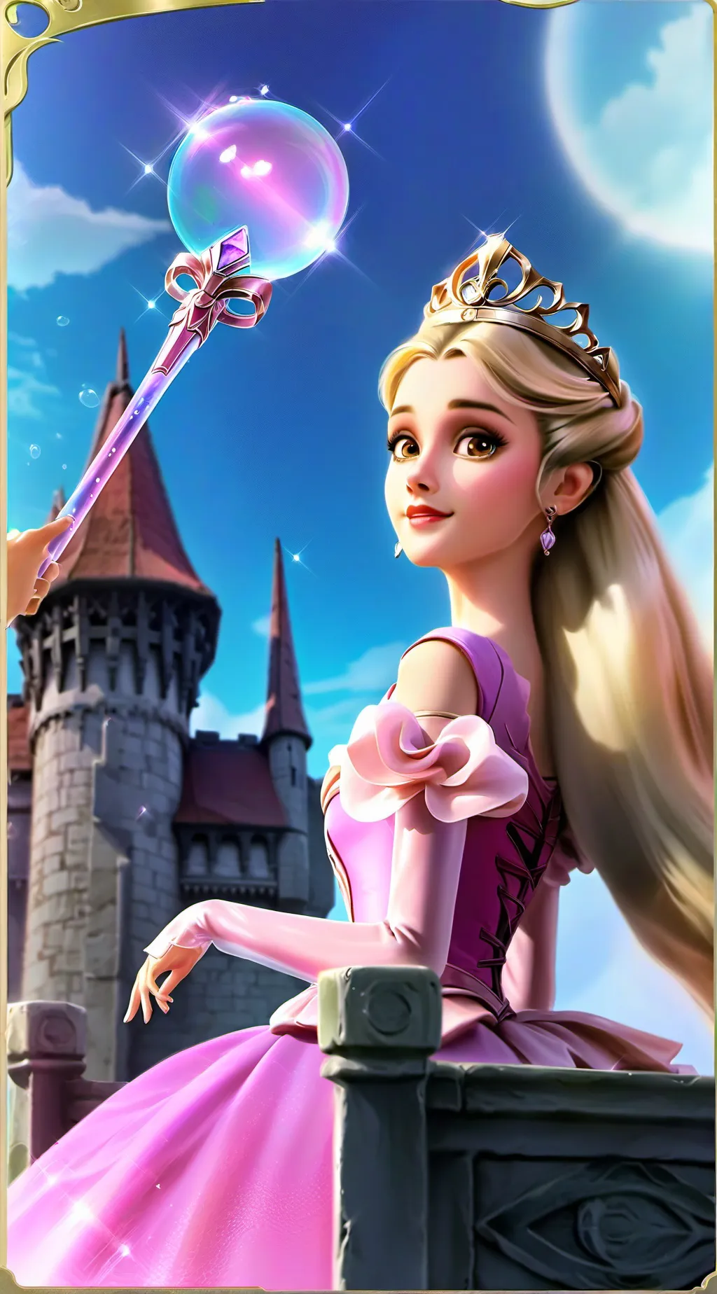 ai character: Glinda background