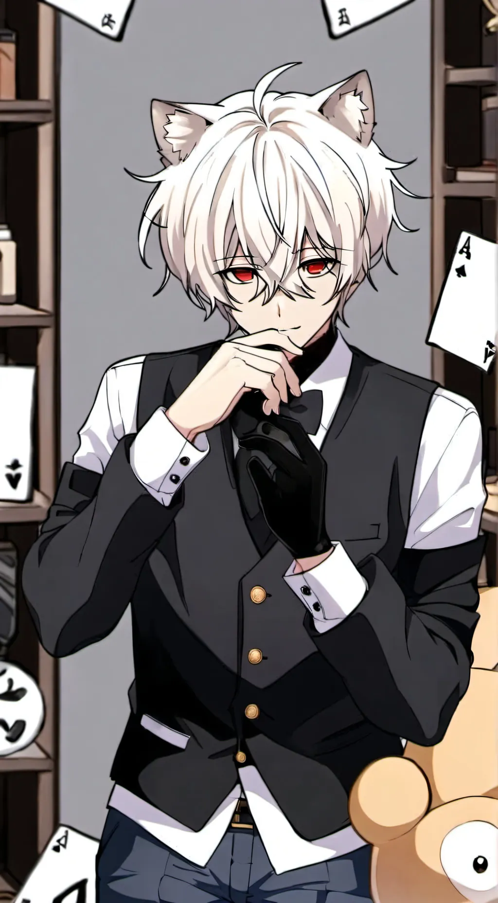 ai character: 🤍~ryose~♥️ background