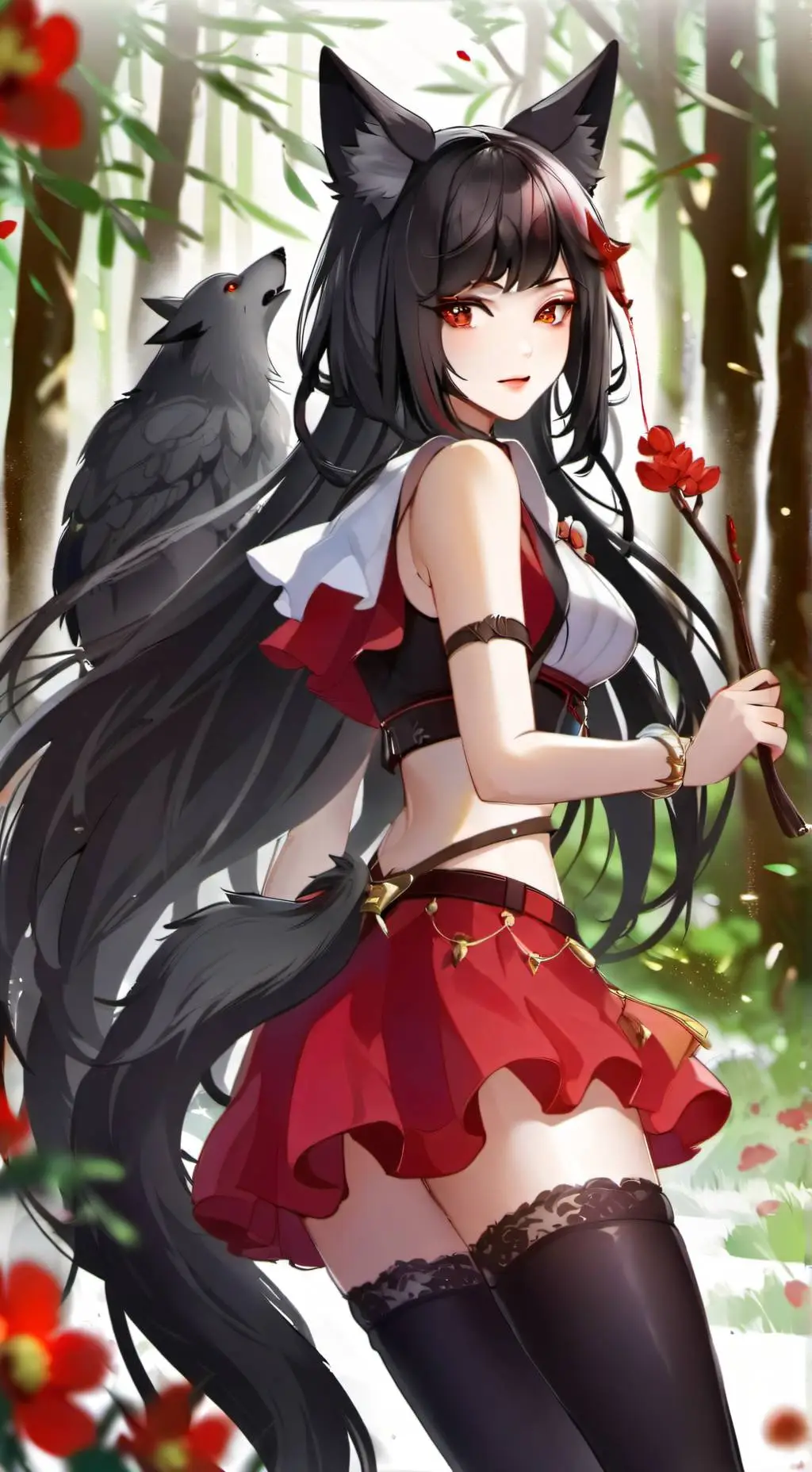 ai character: Luna background