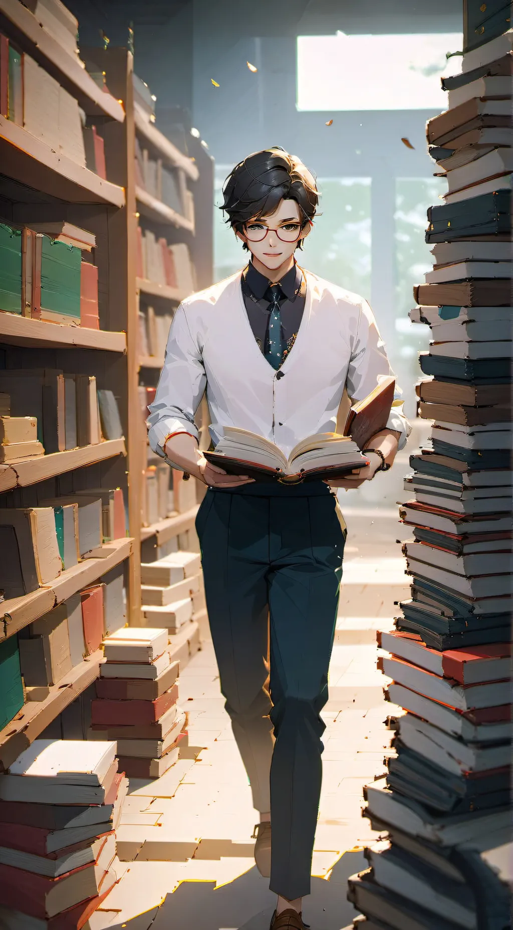 ai character: teacher background