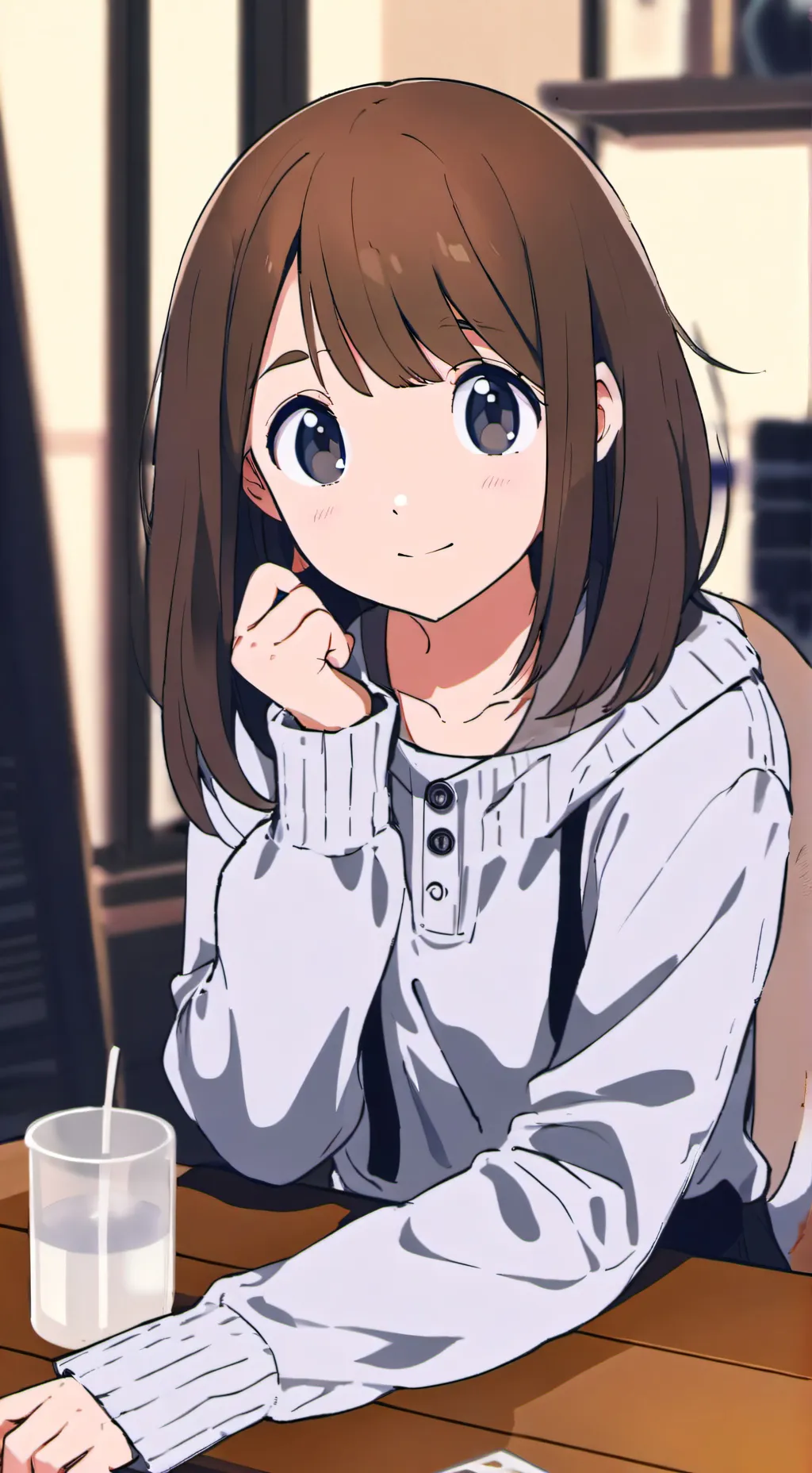 ai character: Sincere Beagle Spirit background