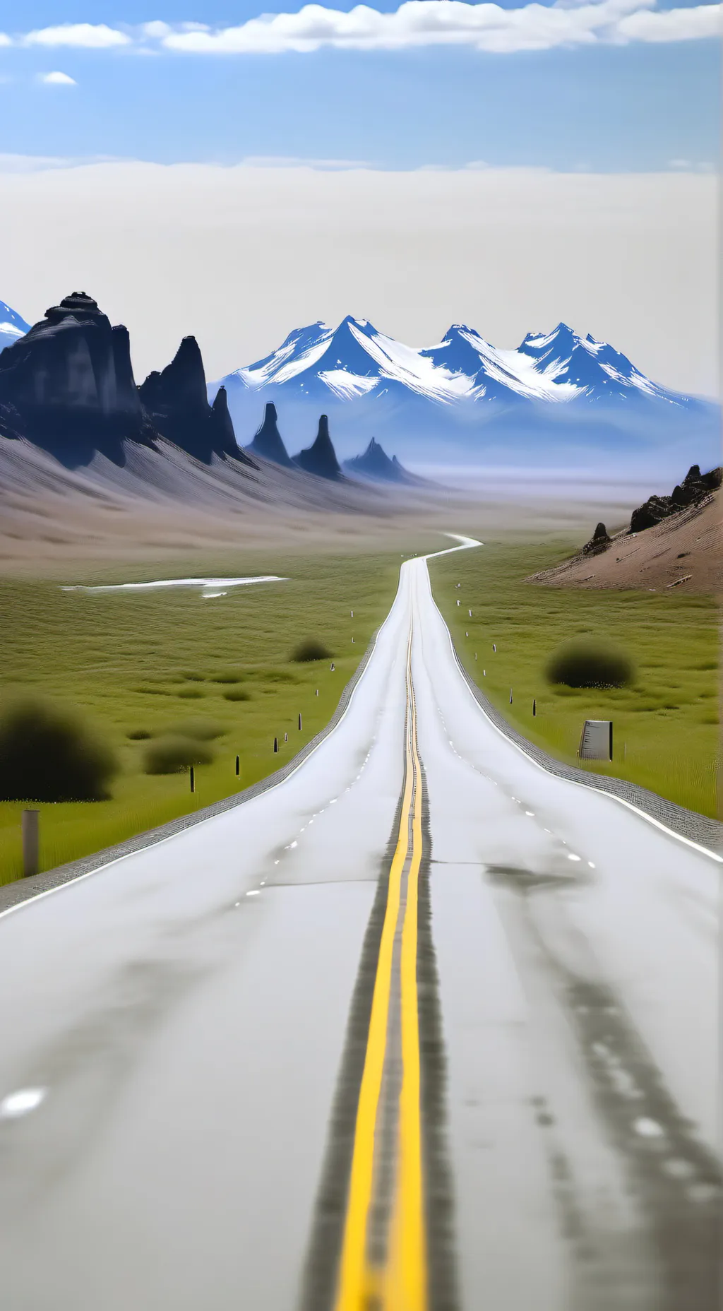 ai character: CH road trip background