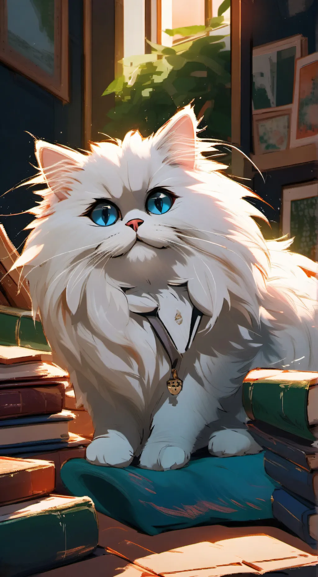 ai character: Flufferton background