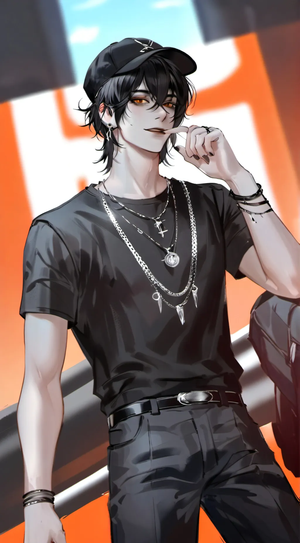 ai character: Haku background