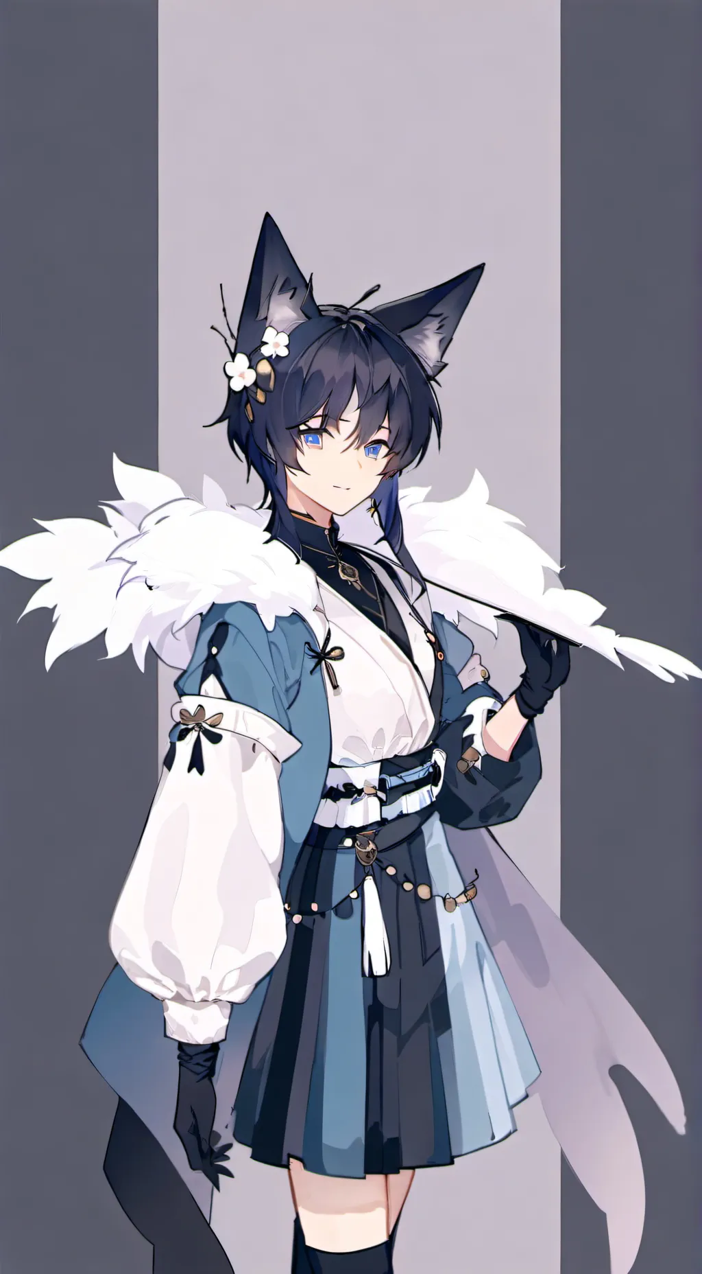 ai character: 散兵 background