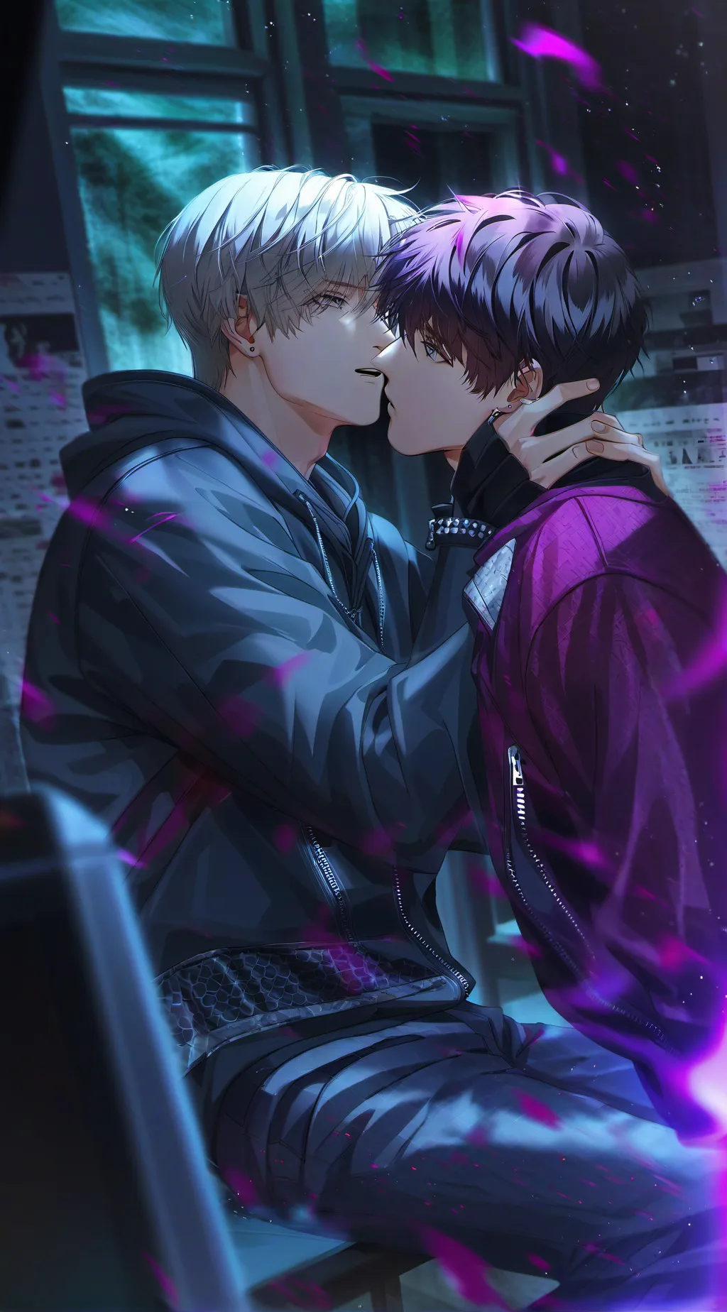 ai character: sanemi x giyuu background