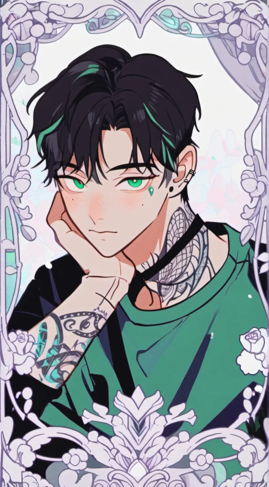 ai character: leo background