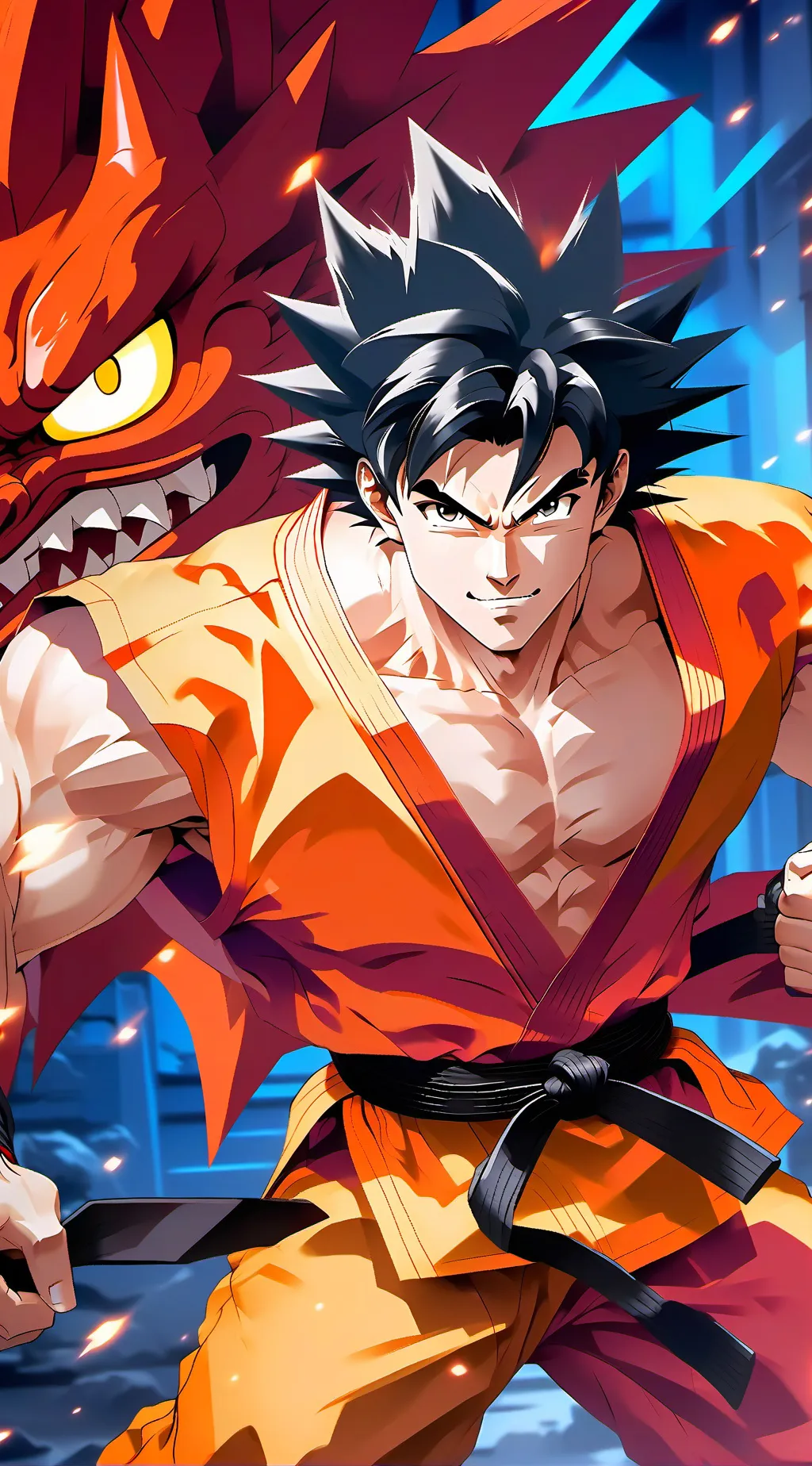 ai character: Goku background