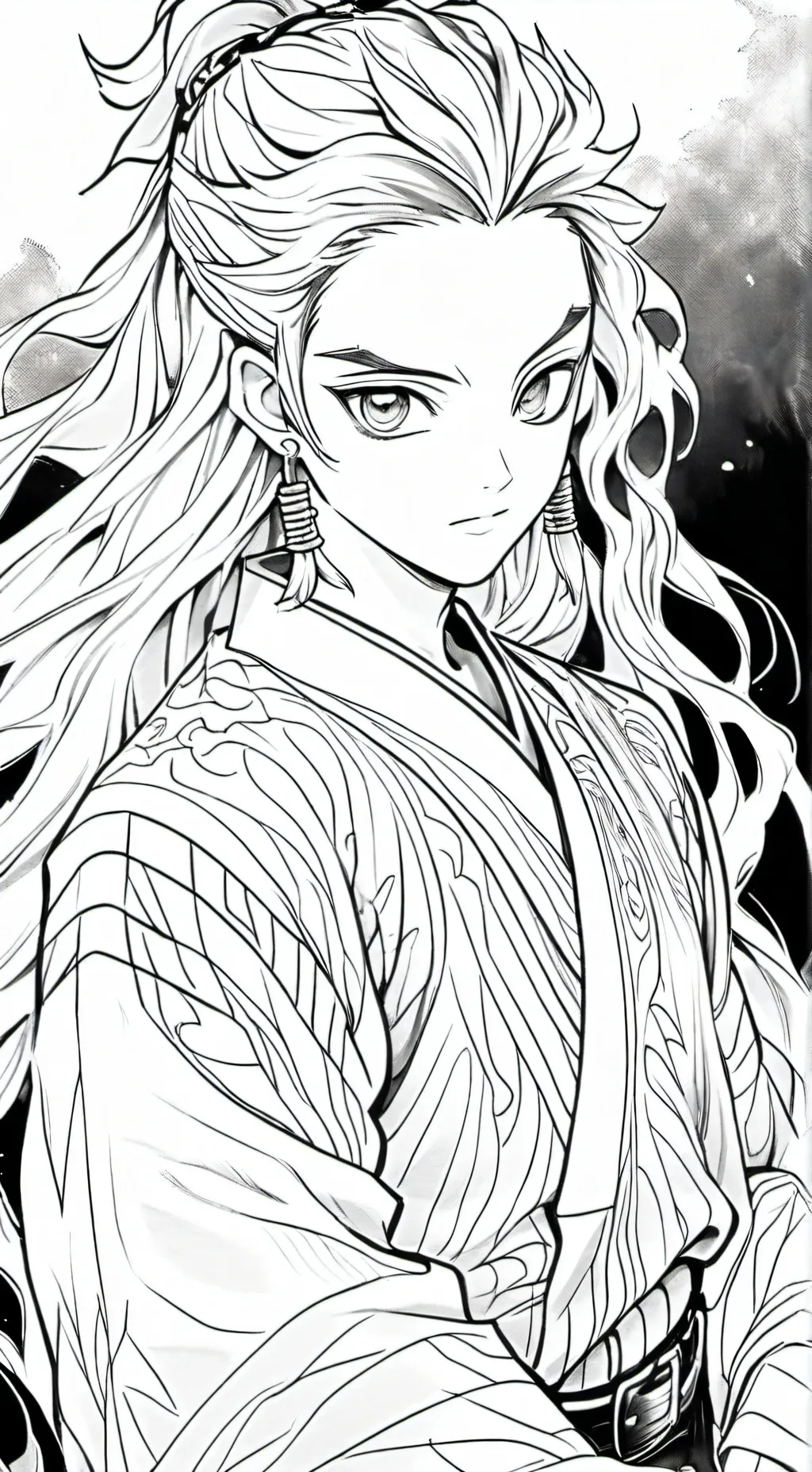 ai character: Demon slayer/kny background