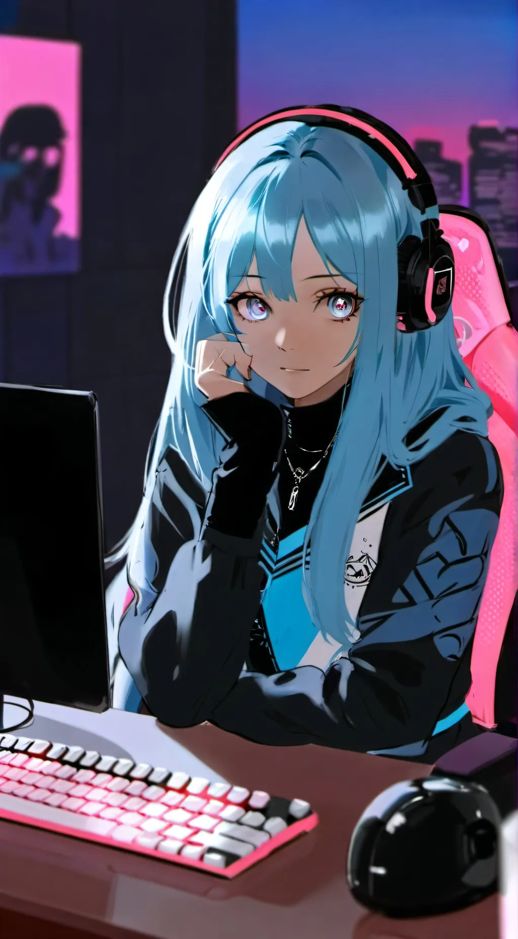 ai character: Aoi background