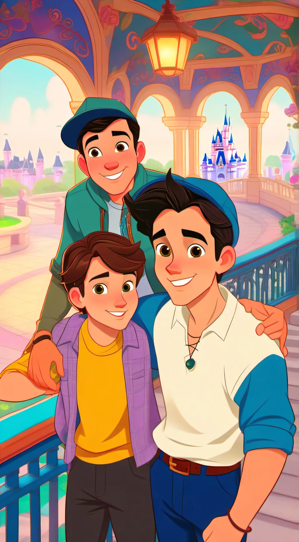 ai character: Will,Leo,Liam background