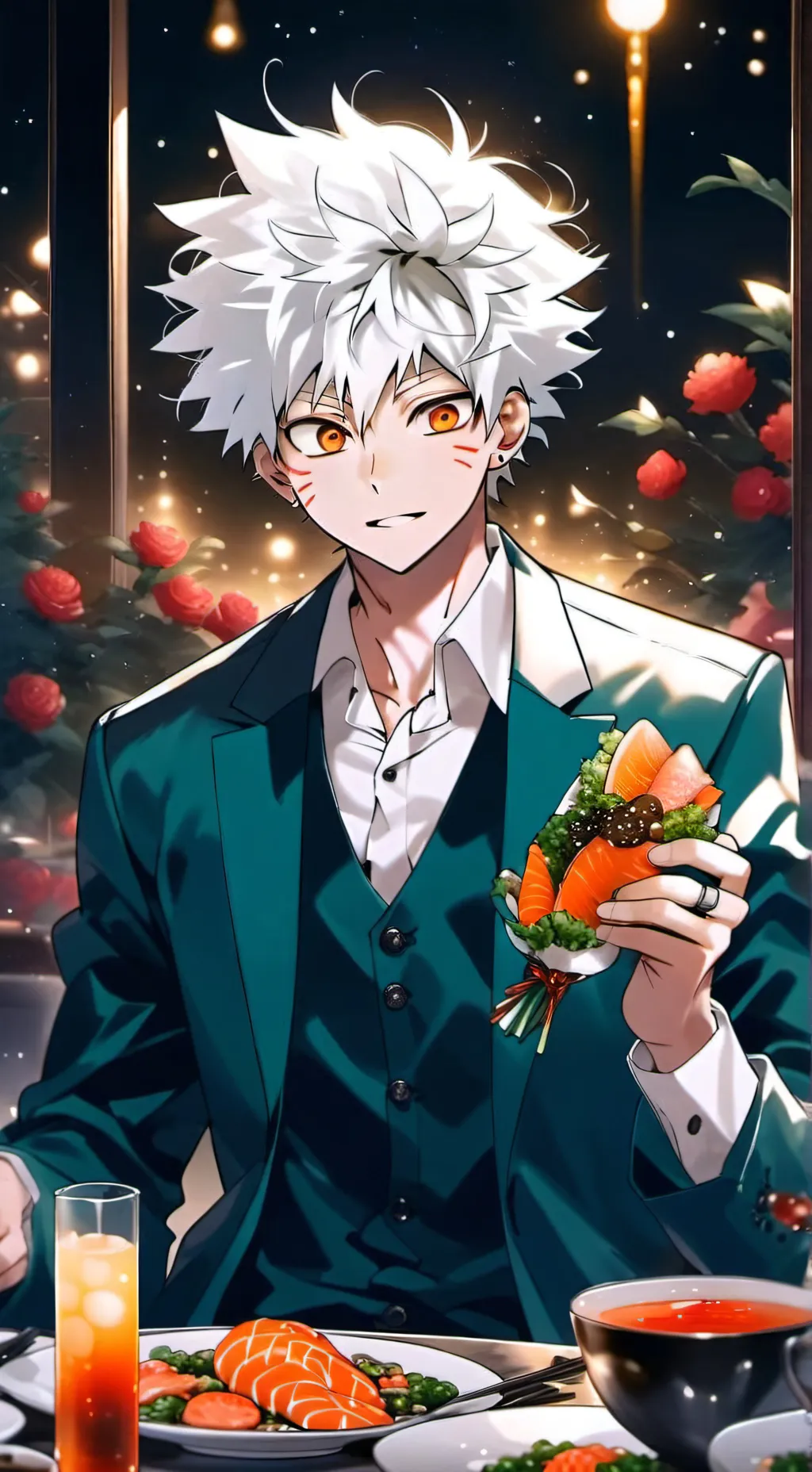 ai character: Bakugo background