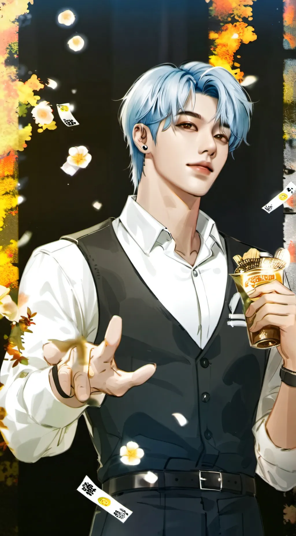 ai character: Felix  background