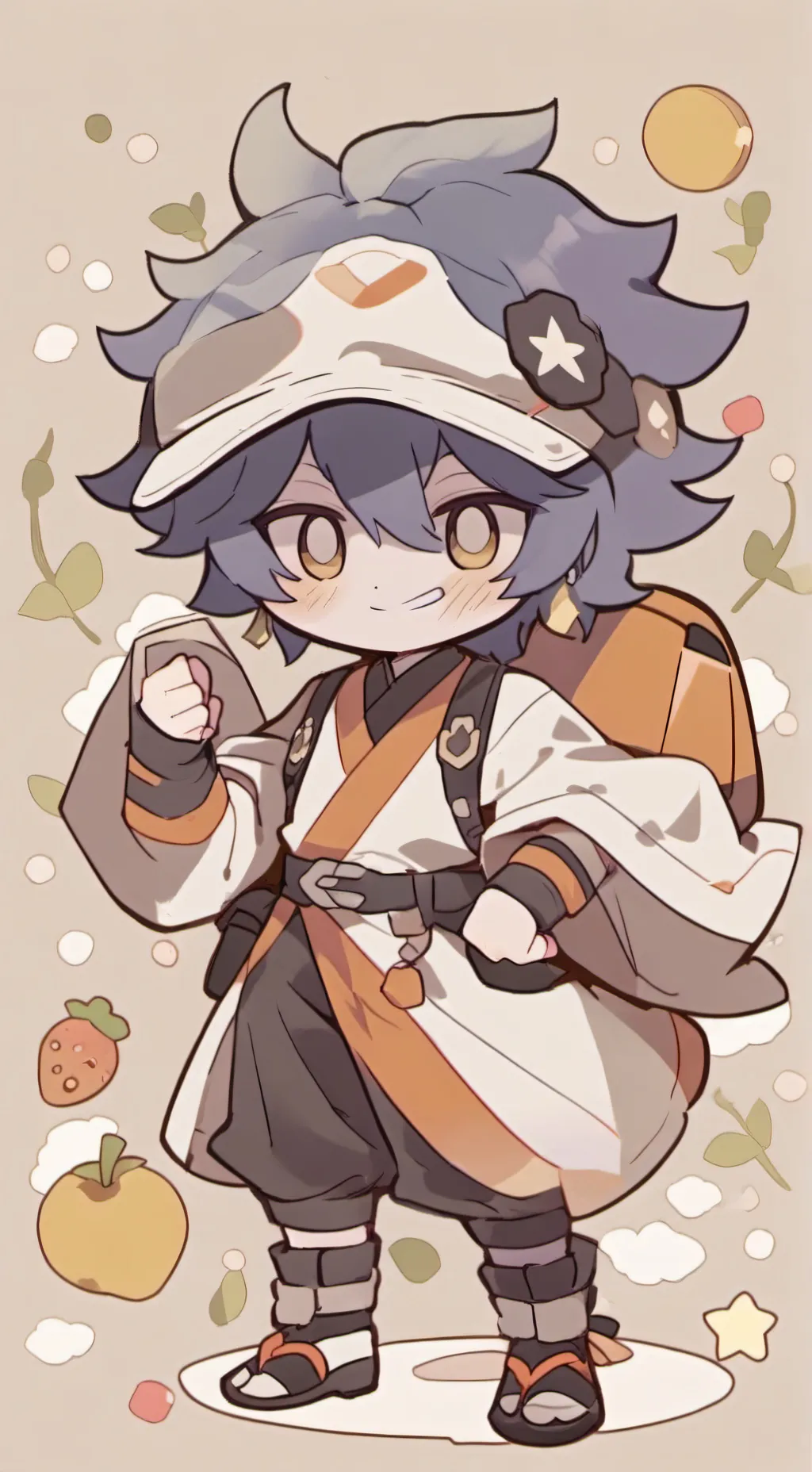 ai character: Baby n background