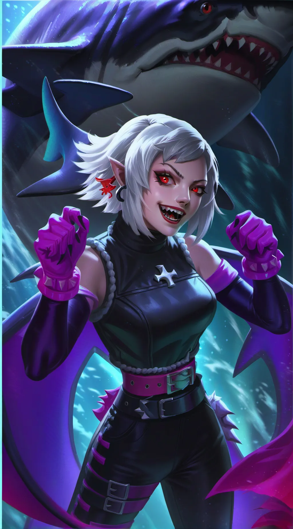 ai character: Azura background