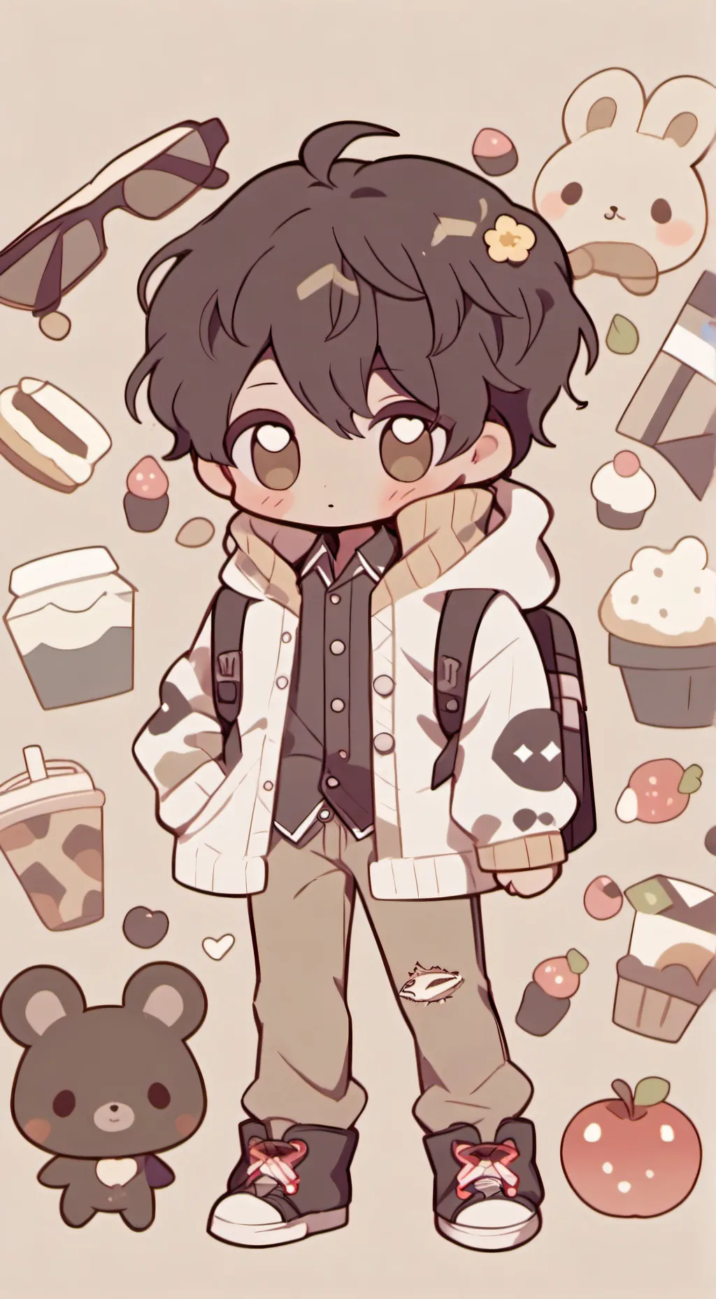 ai character: noah background