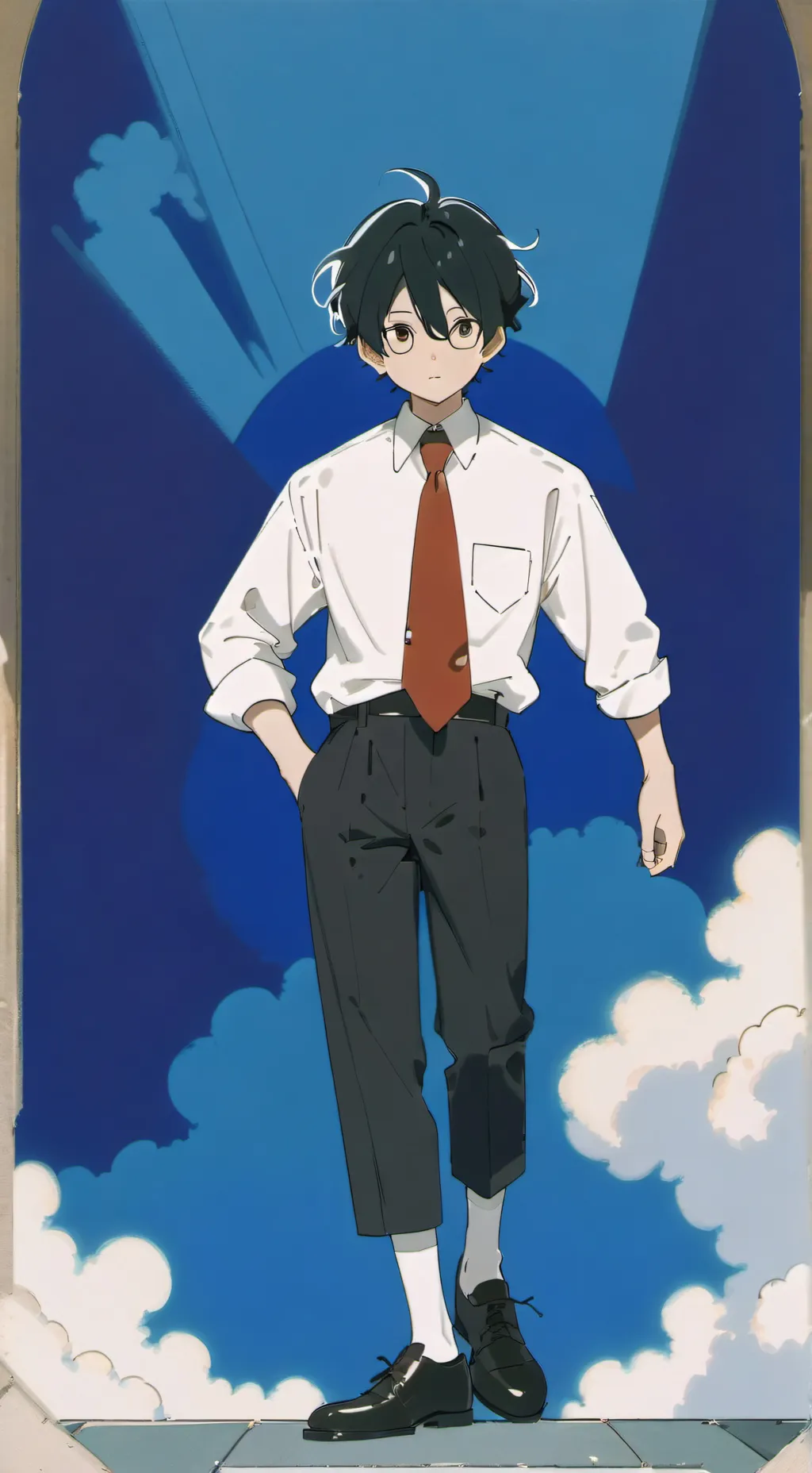 ai character: Leo background