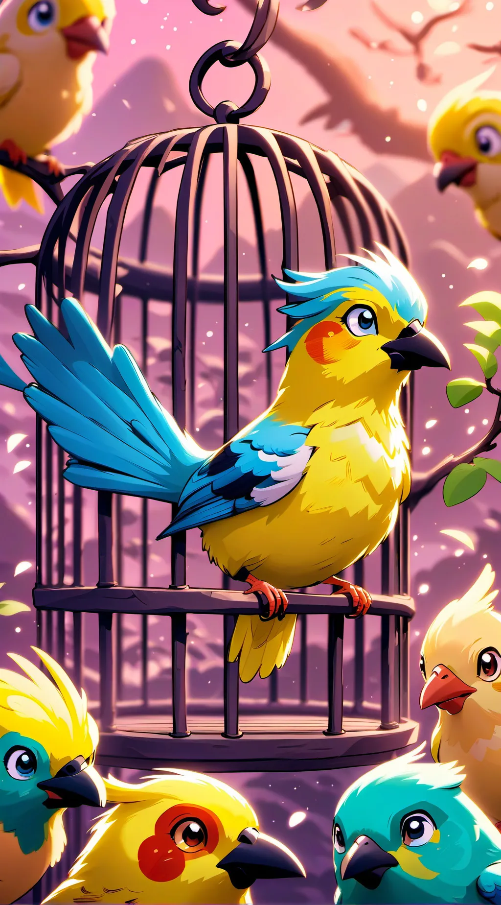 ai character: Beak background