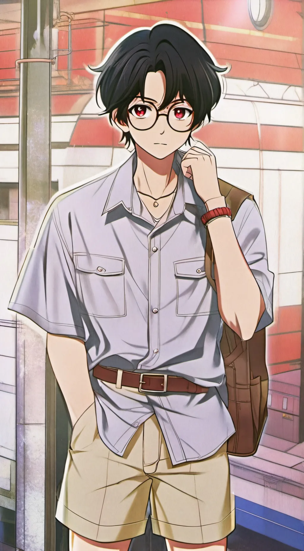 ai character: 🦊🌺Tristan🌻🦊 background