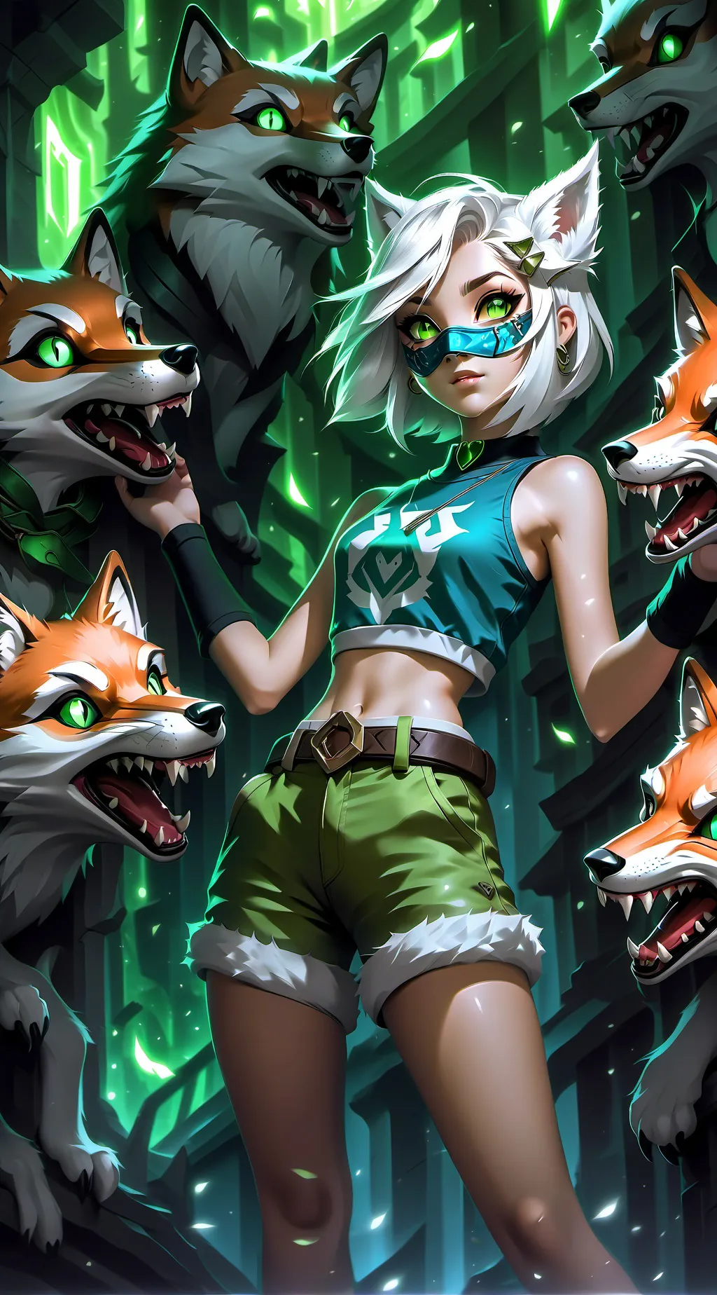 ai character: Pollen (me) background