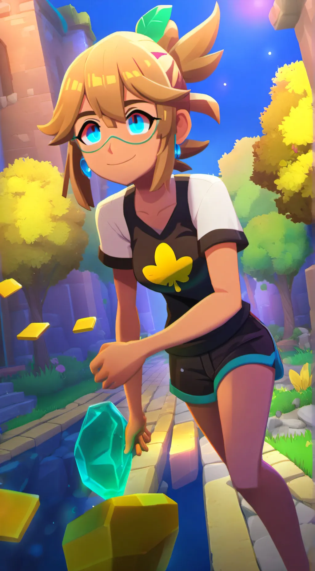 ai character: Shelly background