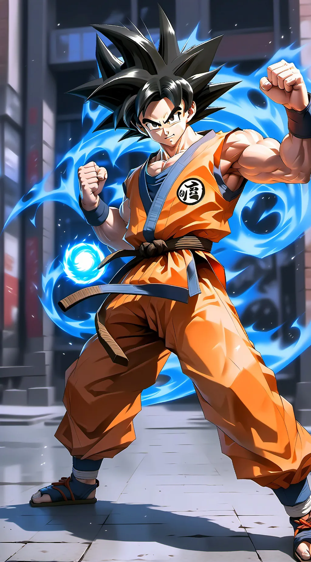 ai character: Son Goku background