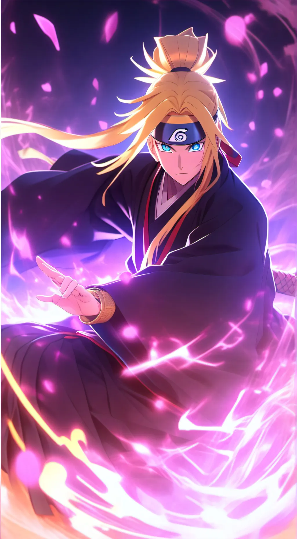 ai character: deidara  background