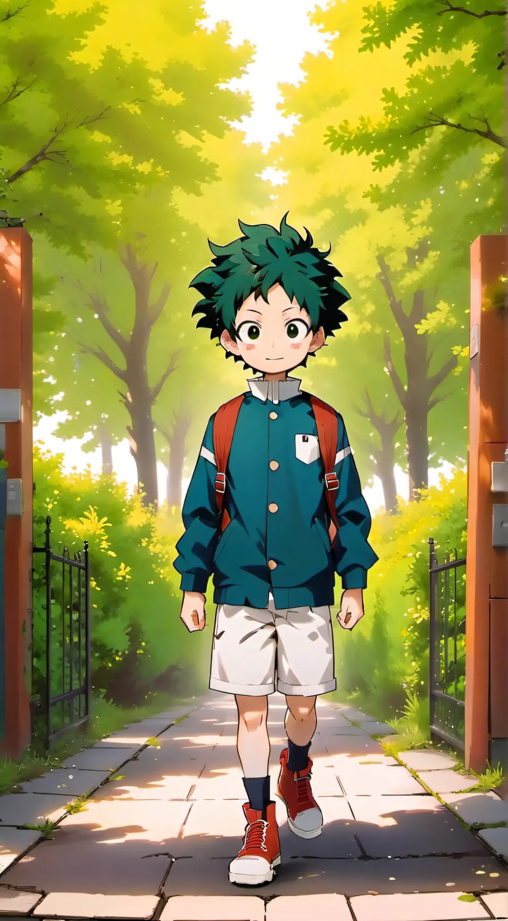 ai character: mha food background