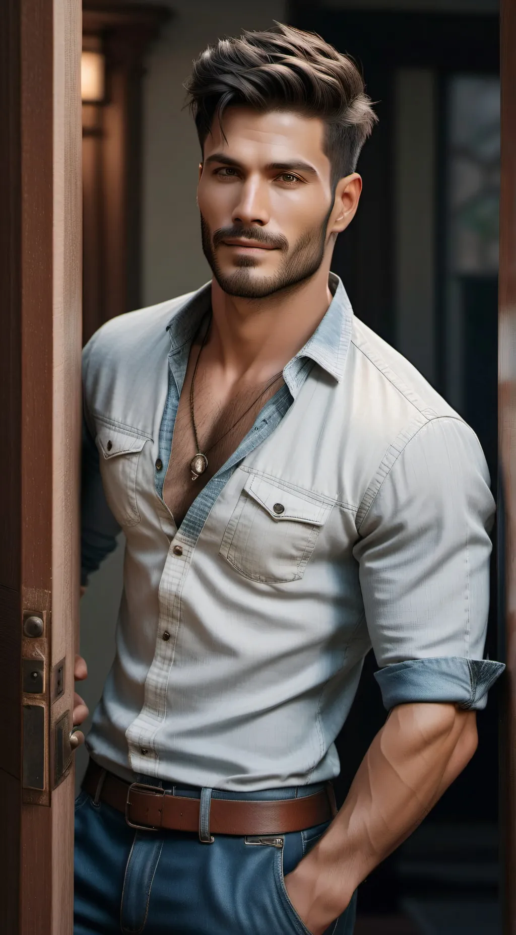 ai character: Liam  background