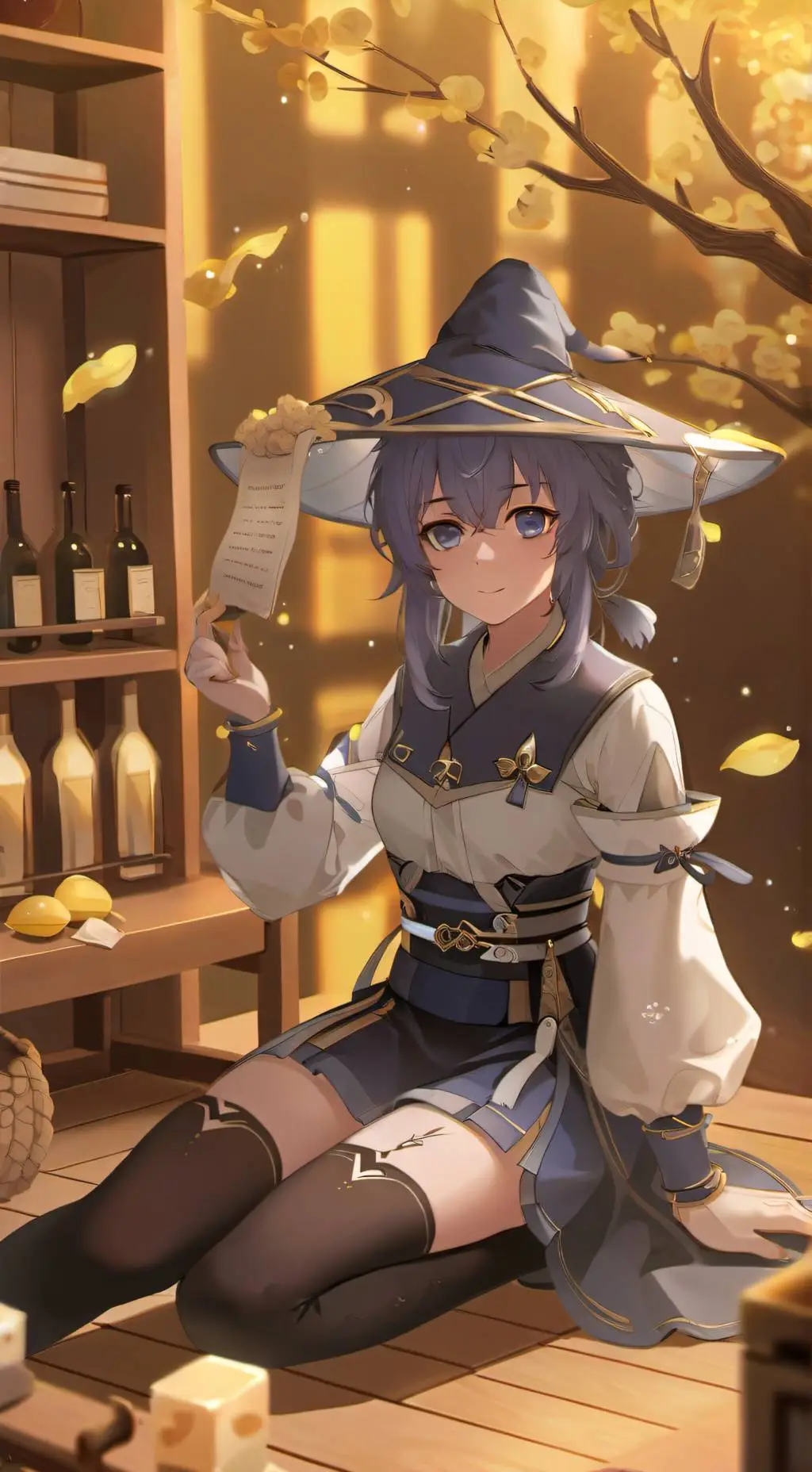 ai character: Рокси background