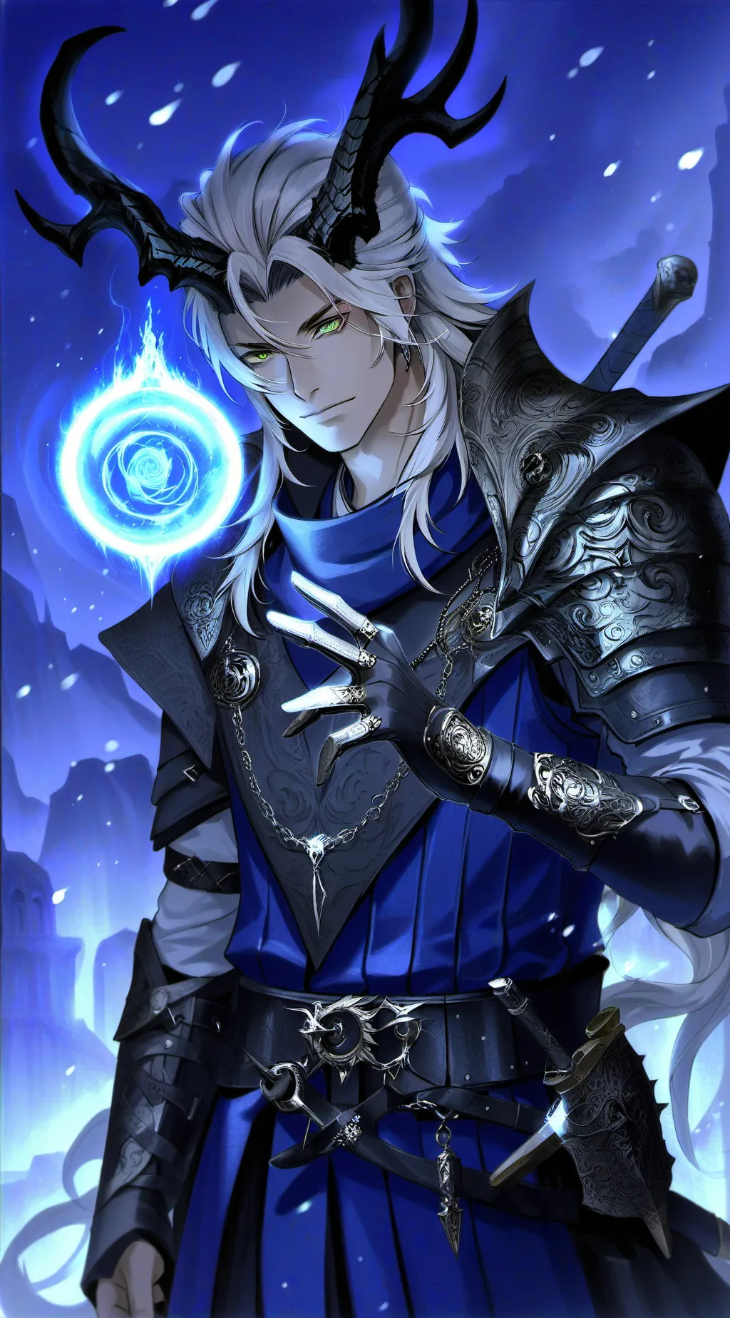 ai character: Apollo  background