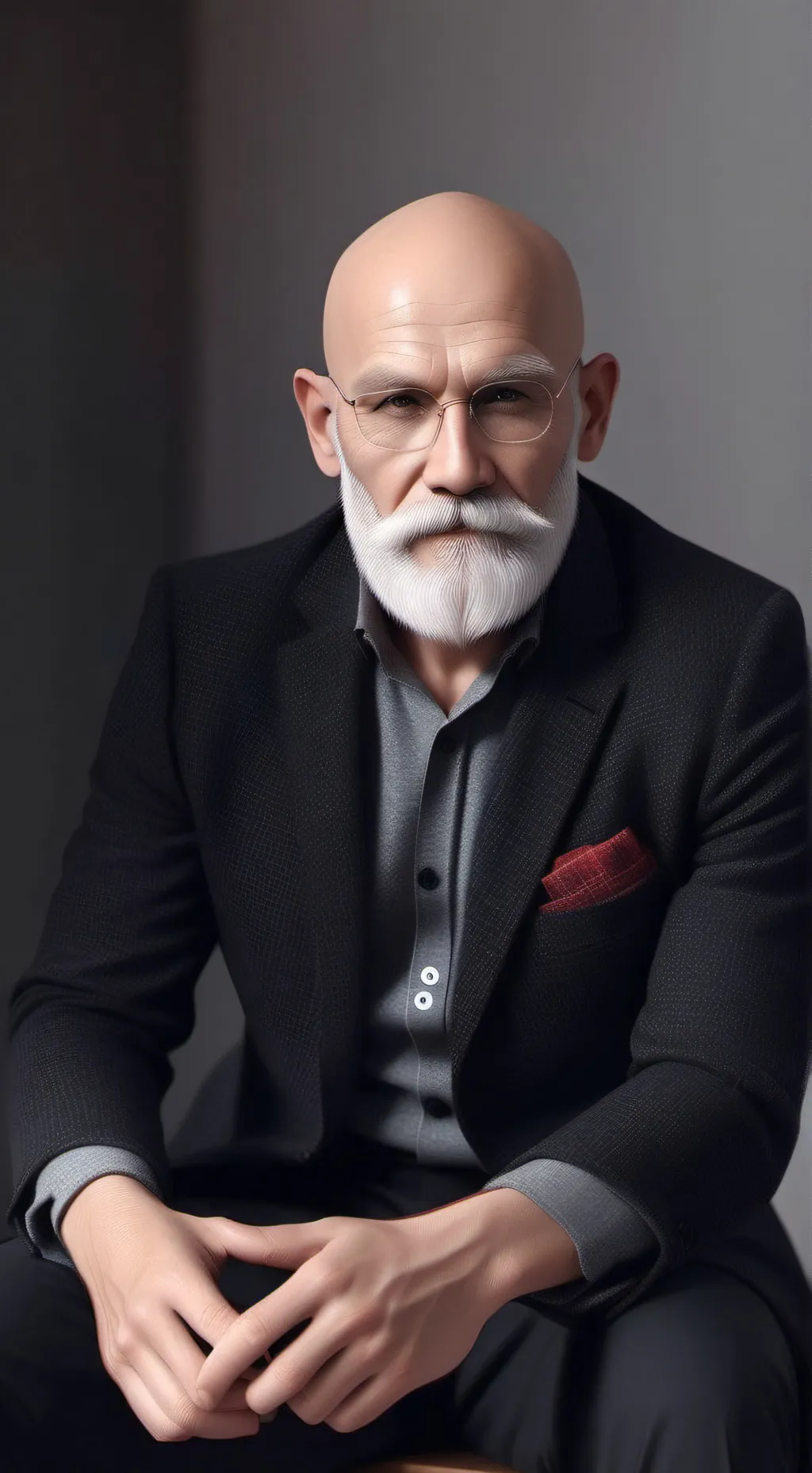 ai character: Santa from Temu! background