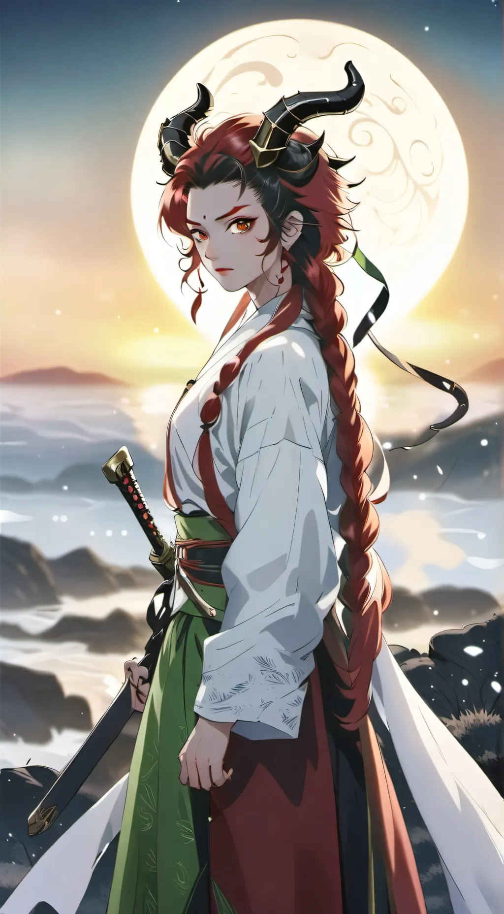 ai character: nezuko x tanjiro 2 background