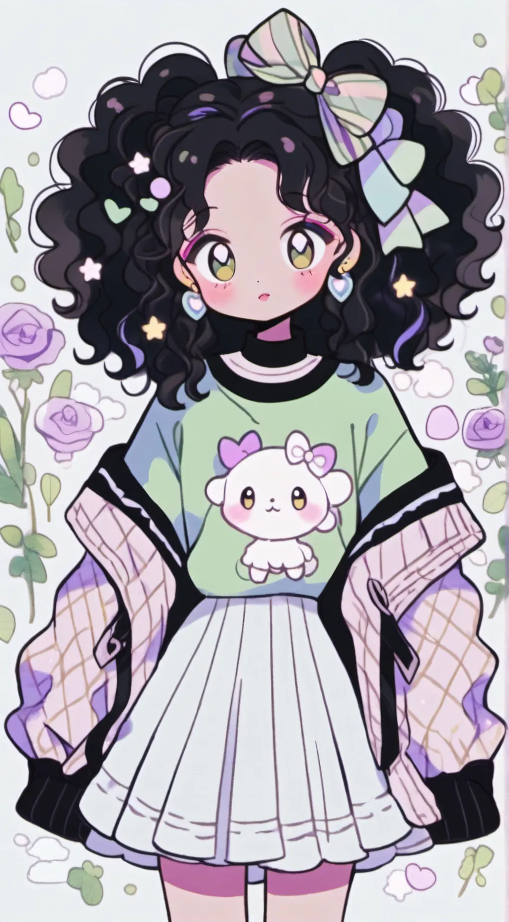 ai character: mica background