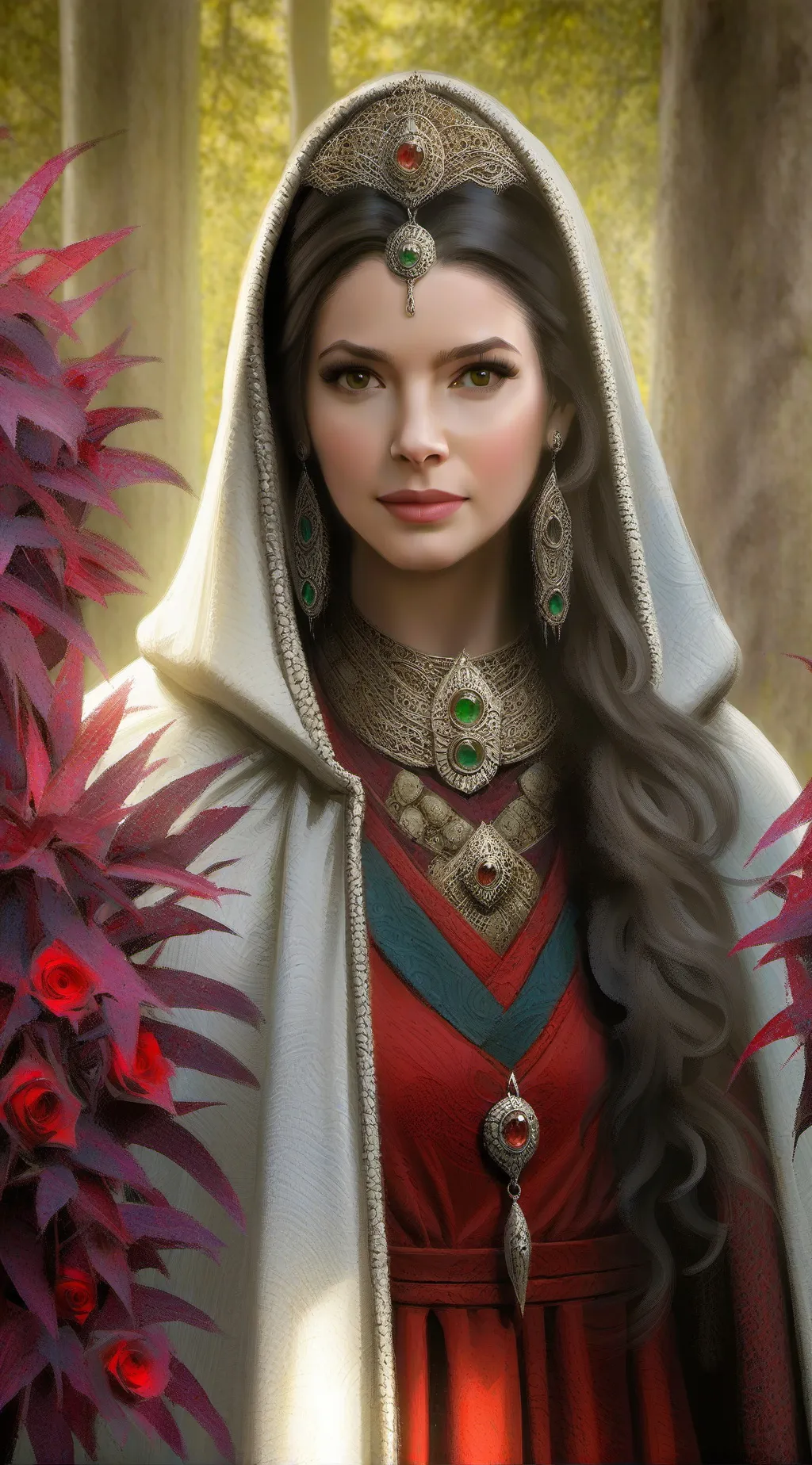 ai character: Lilith of the Red  background