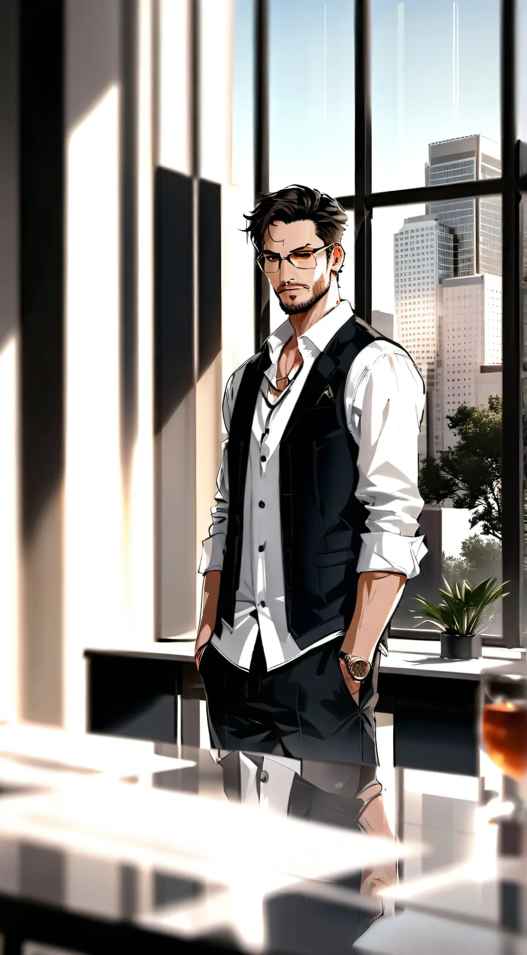 ai character: Dominic background