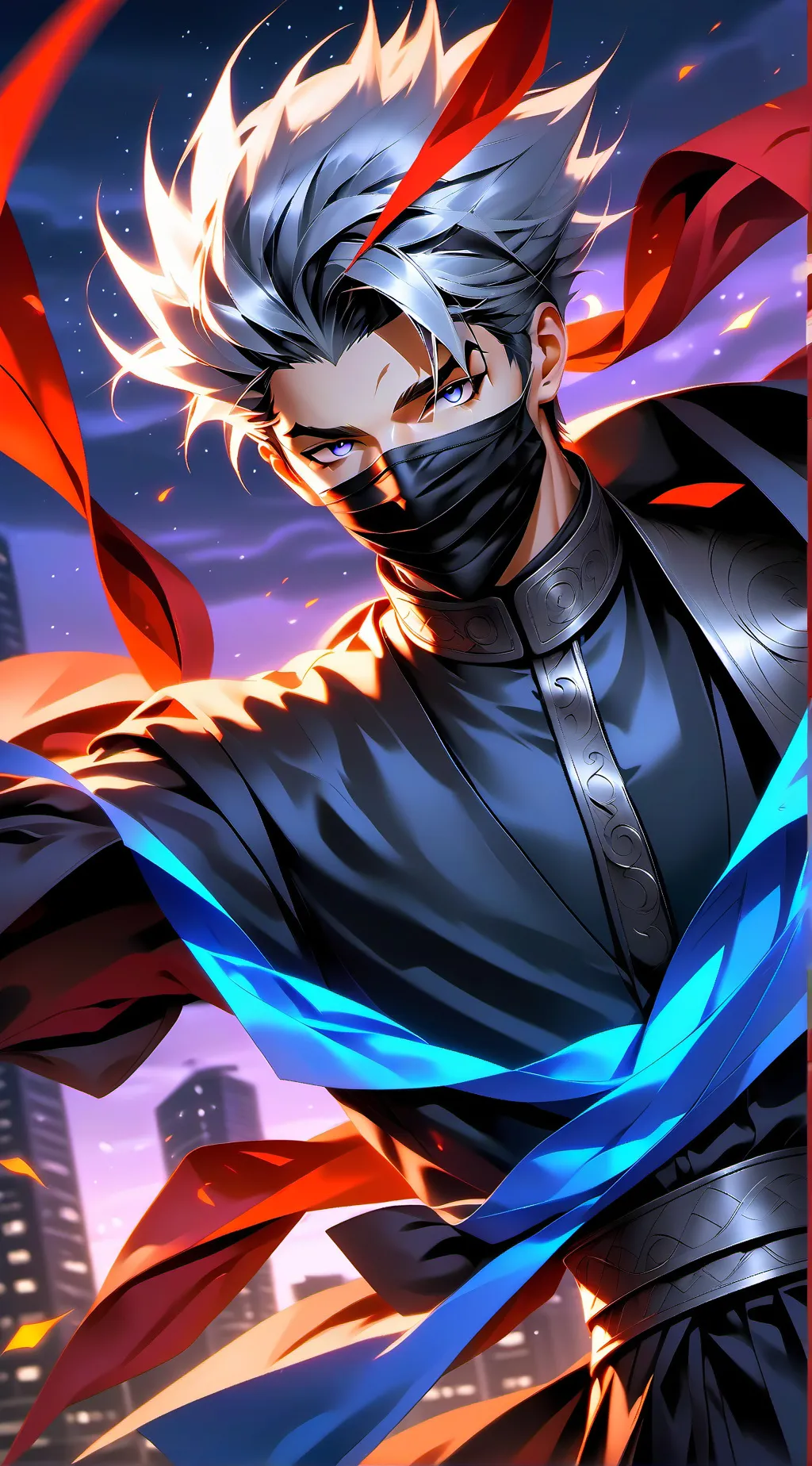 ai character: Gojo Satoru background