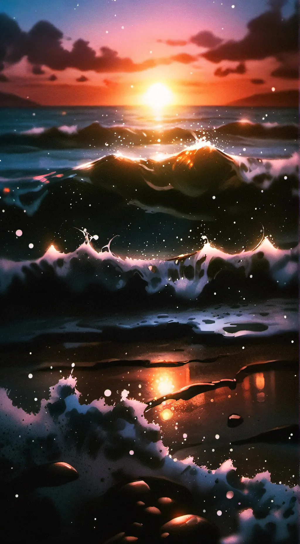 ai character: HH Beach background