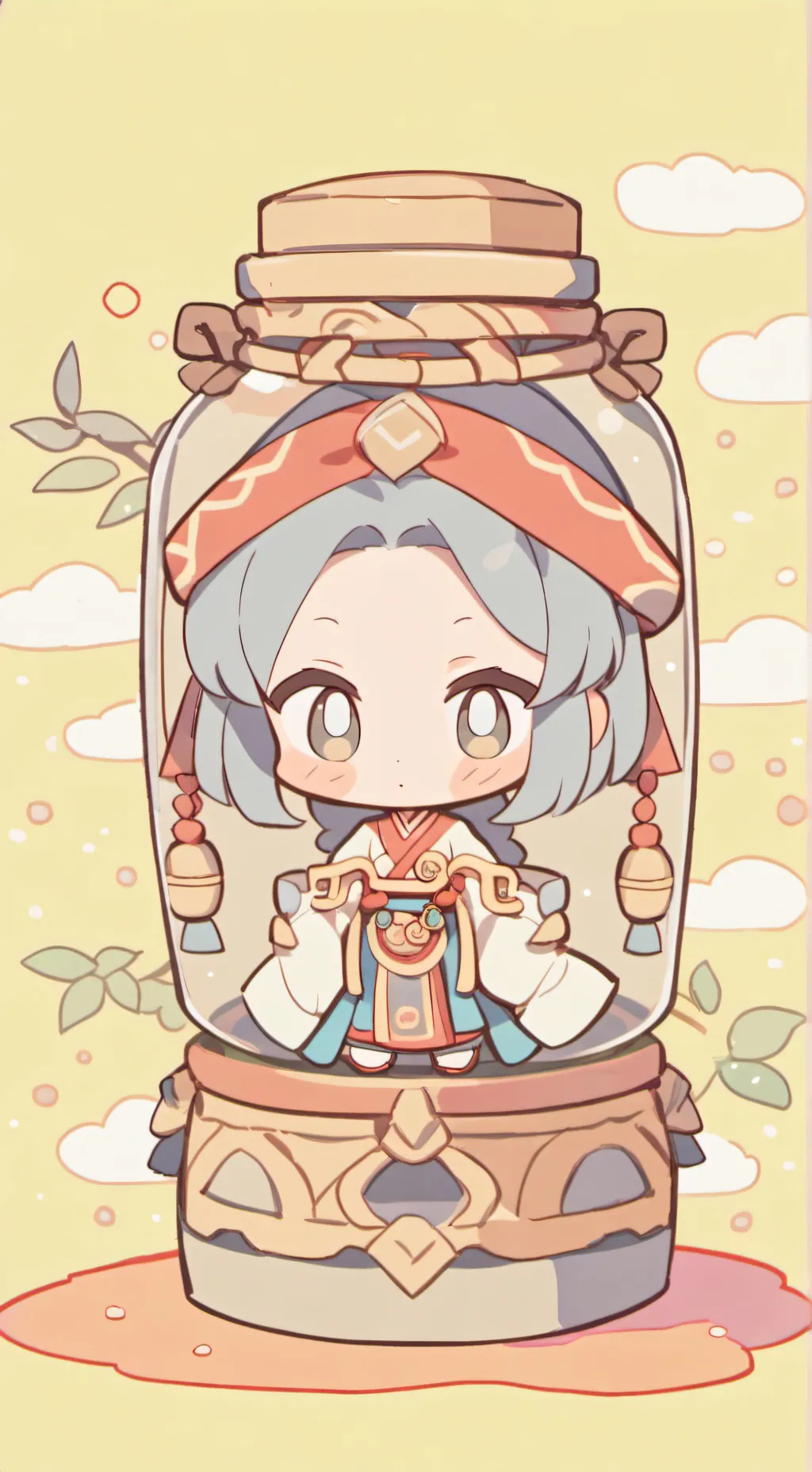 ai character: Trap background